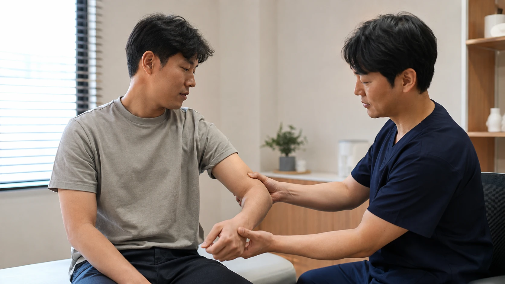오토바이 사고 과실비율 서류 검토 장면